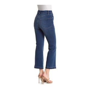FRAME Le Crop Flare Released Hem Denim Jeans